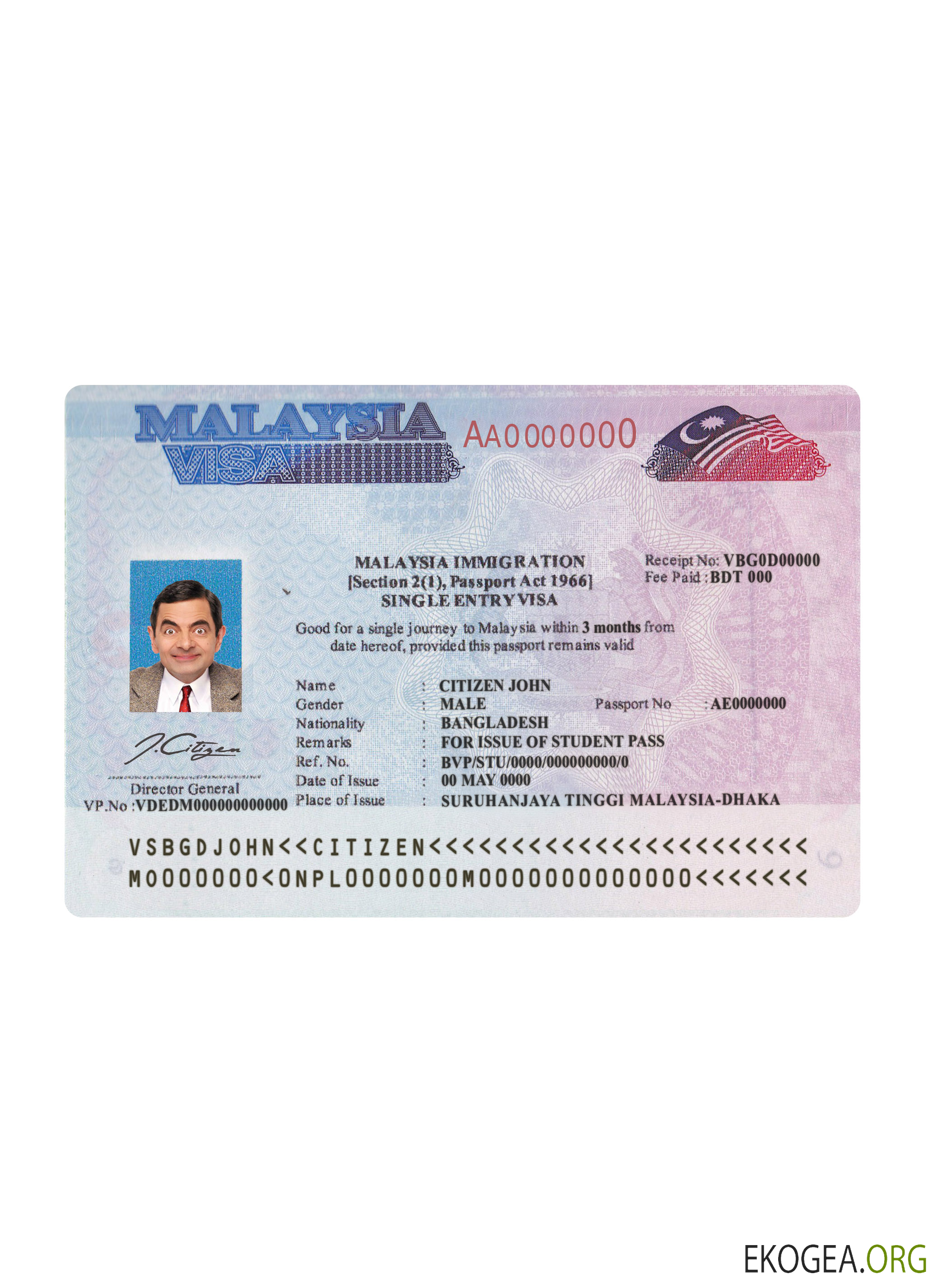 Visa de voyage en Malaisie